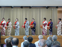 日本舞踊の発表会
